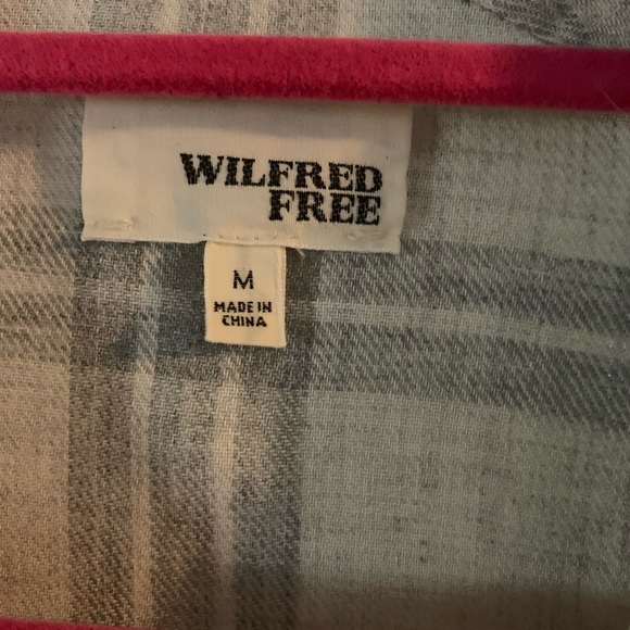 Wilfred Free long plaid shirt - Picture 3 of 5